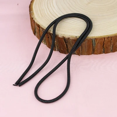 black Выбор 60 см Твердые Красочные ТПУ Спираль USB зарядное устройство протектор сердцевины кабеля обмотки кабеля для iphone кабель передачи данных Samsung - Цвет: black