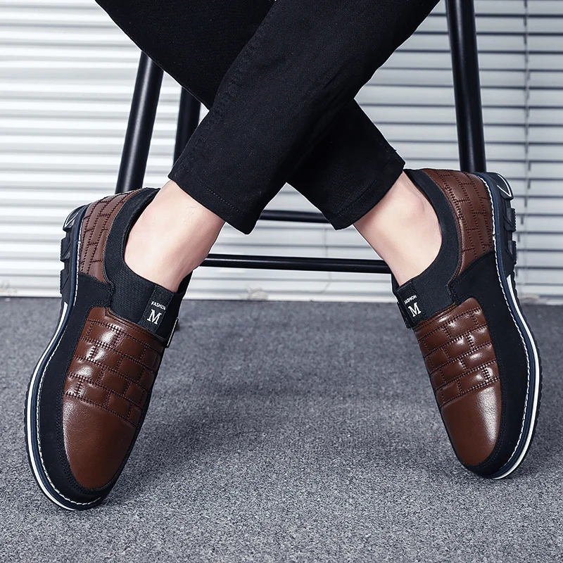 Повседневная модная простая комфортная обувь Износостойкие модельные туфли для