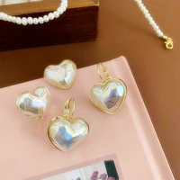 korean heart pearl earrings for female personality 2022 new brincos wholesale