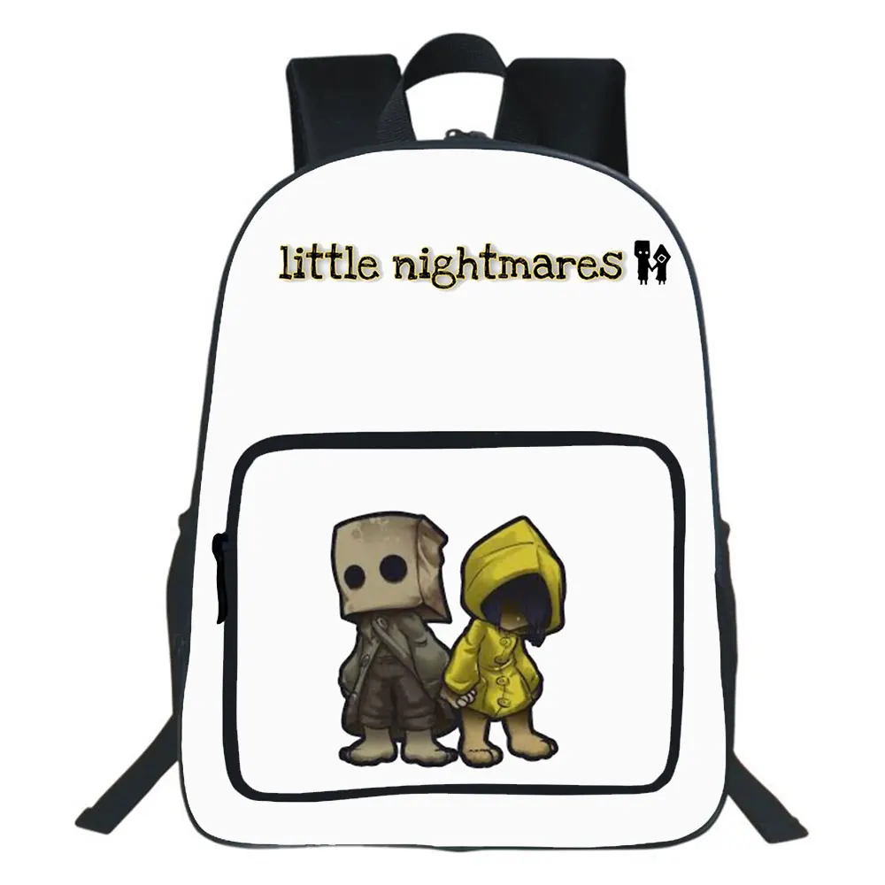 

Little Nightmaresy School Bag Teenage Backpack All-match Simplicity Cosplay Bookbag Student Bags Casual Customize Rucksack