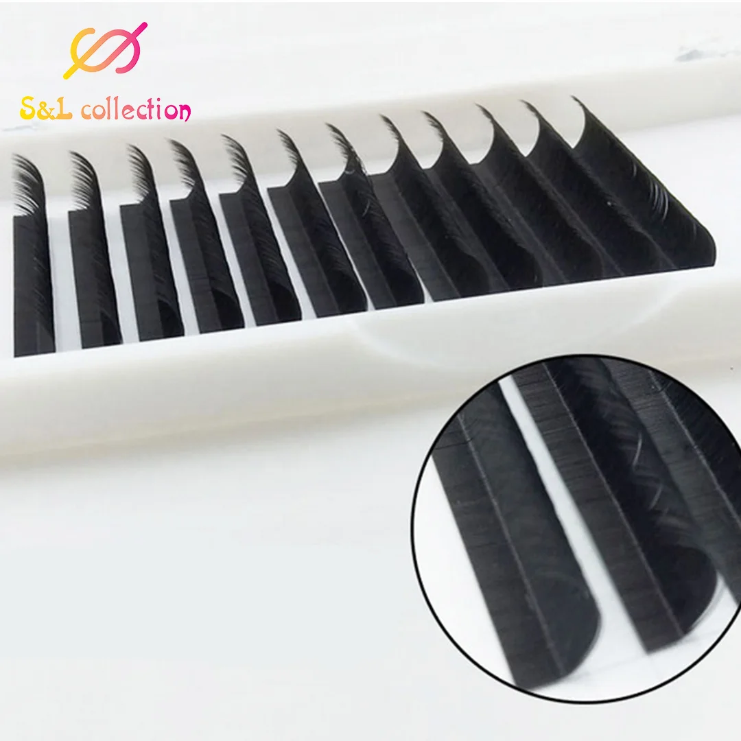 L/LC/LD шелковые ресницы для наращивания L curl Индивидуальные ресницы, L ресницы, L накладные ресницы для макияжа оптом
