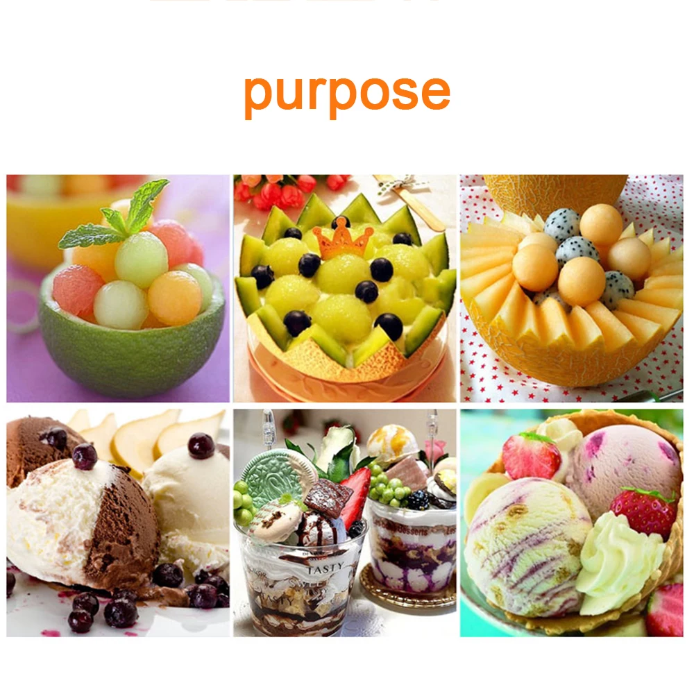 1 шт. 5/6 см совок для мороженного ложка из нержавеющей стали тесто печенья Дишер