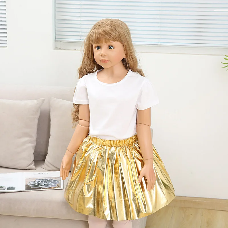 Новинка 2021 детская юбка Shein с позолоченной радугой для девочек пачка