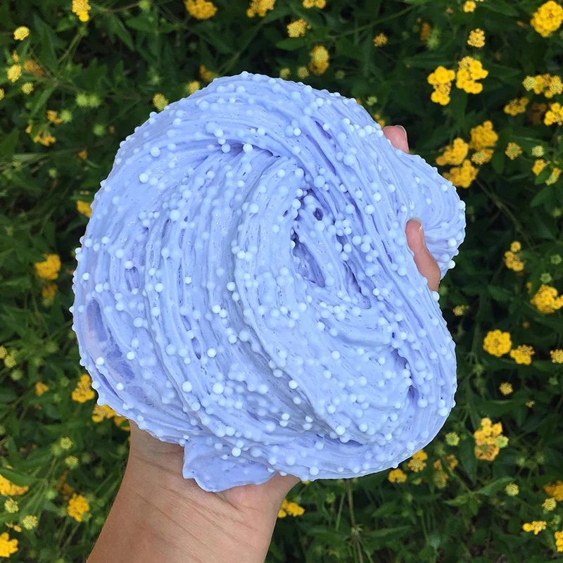 Большой шарик слайм наполнитель грязь добавление хлопка клей подвески для