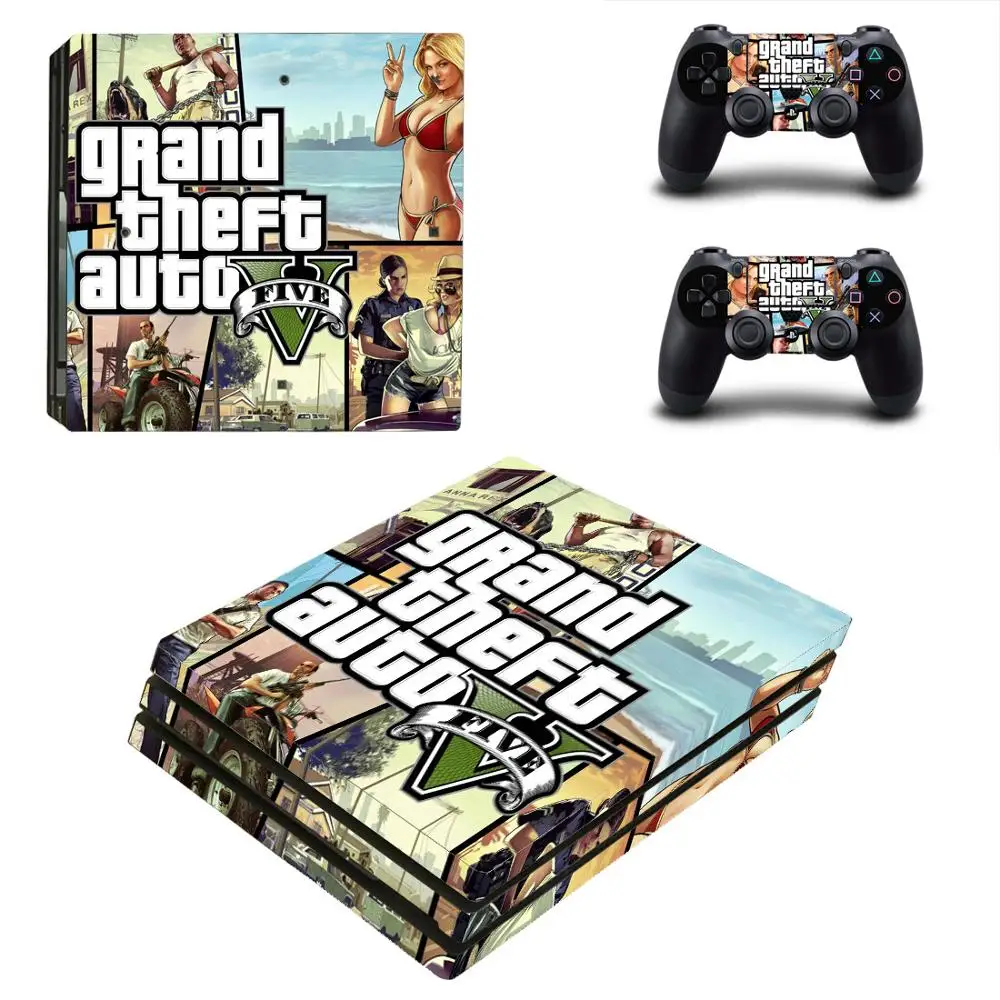 Наклейки Grand Theft Auto наклейки для PlayStation 4 PS4 Pro Play station | Электроника