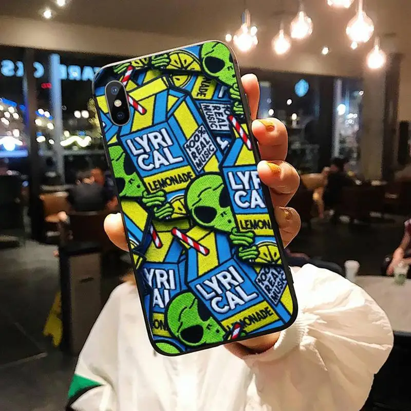

Aliens Drink Lyrical Lemonade funny cartoon Phone Case for iPhone 11 12 mini pro XS MAX 8 7 6 6S Plus X 5S SE 2020 XR shell