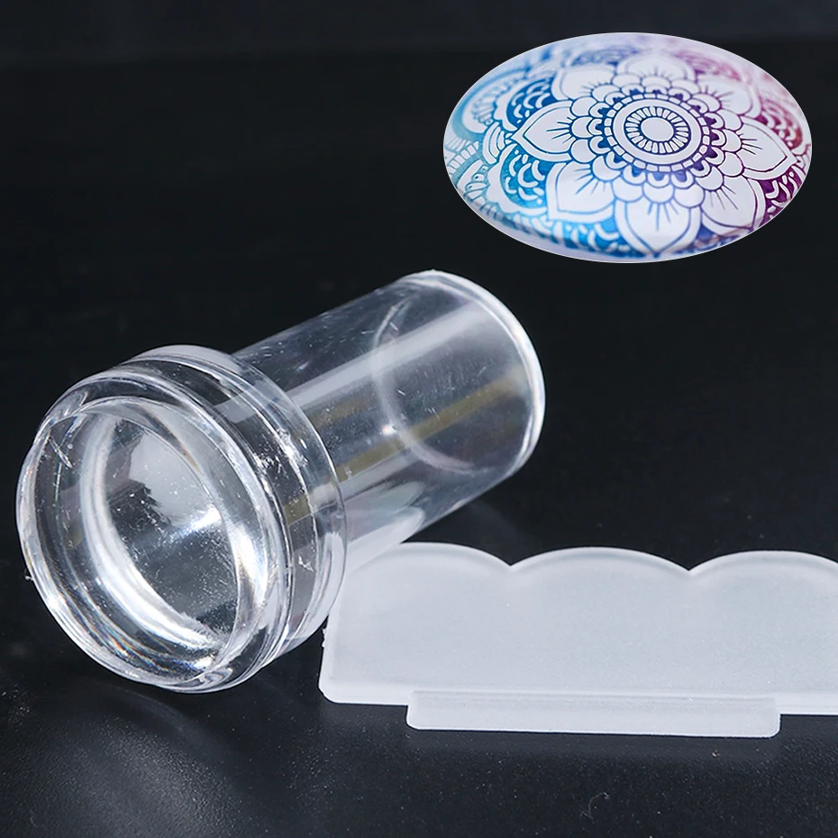 Силиконовый штамп для ногтей DIY печатный узор резьбы аксессуары штамповки