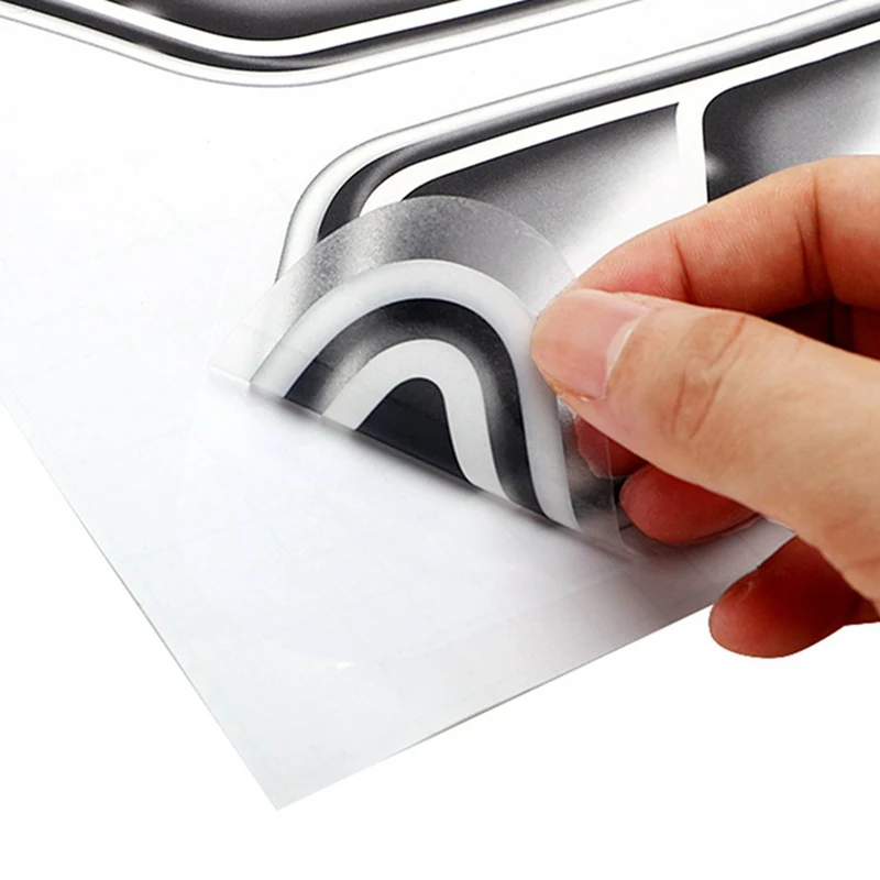 

3D Car Sticker And Decal Auto Exhaust Hole Car Fake Air Outlet Car Front Cover Sticker Auto Modeling Waterproof 37*21cm 1pc