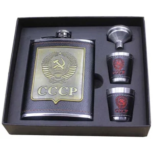 Фляга для ликера 8 унций, фляжка на спиртовой основе, стакан из нержавеющей стали, подарок для мужчин