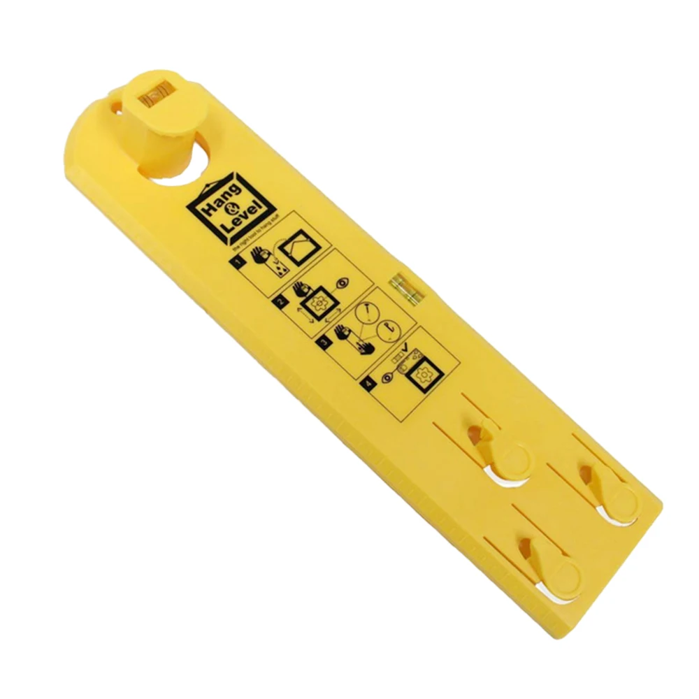 

Picture Frame Hang level Ruler Portable Roof Mounted Frame Level Instrument Tools Mini Acrylic Keychain Block for Wall Coverings