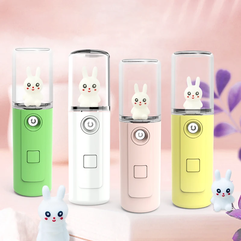 

Mini Spray Facial Nebulizer Portable Hydrating Sprayer Water Replenishment Instrument Long-lasting Easy To Use TSLM1