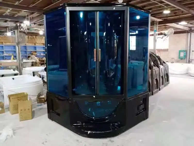 1500x1500x2200мм двойная ванная Паровая душевая кабина с ТВ мулт-функциональным