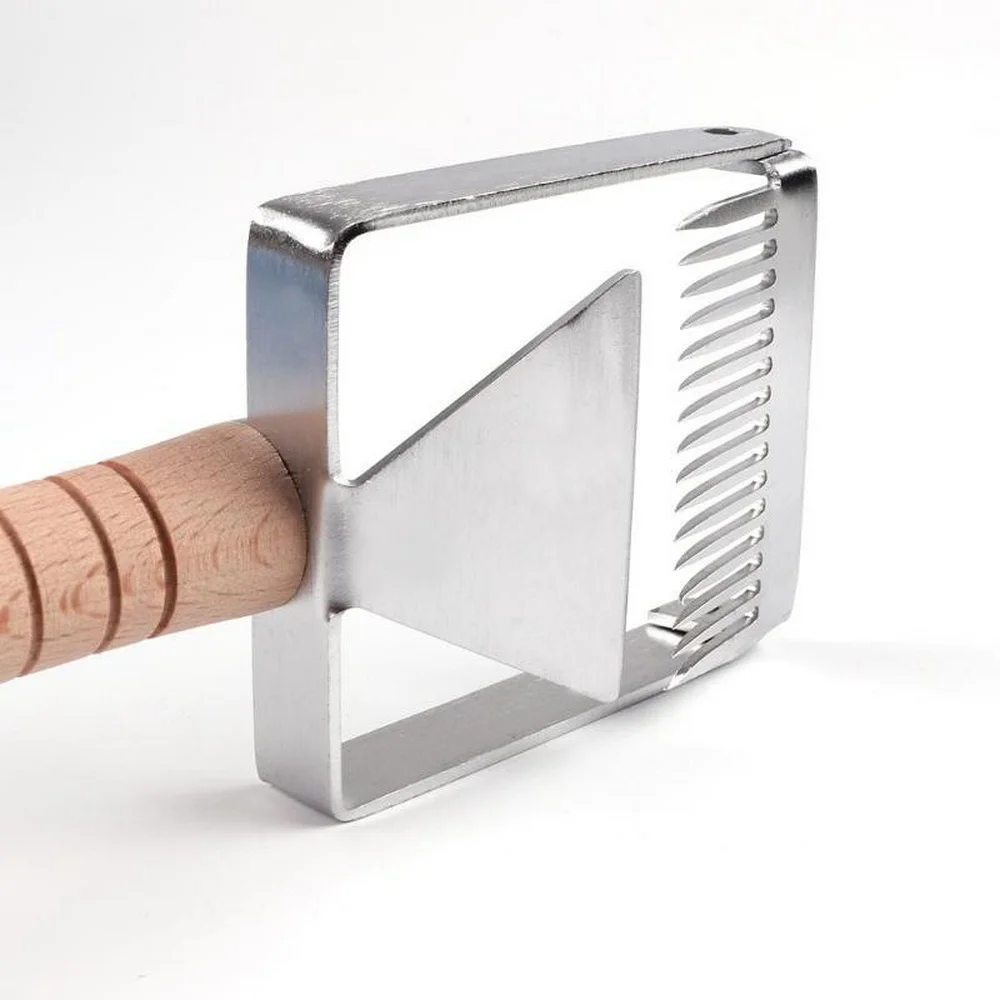 

Honey Knife Wooden Handle Honey Harvesting Equipment Scraper Honeycomb Barb Cut Stainless Steel Knife Beekeeping Tools