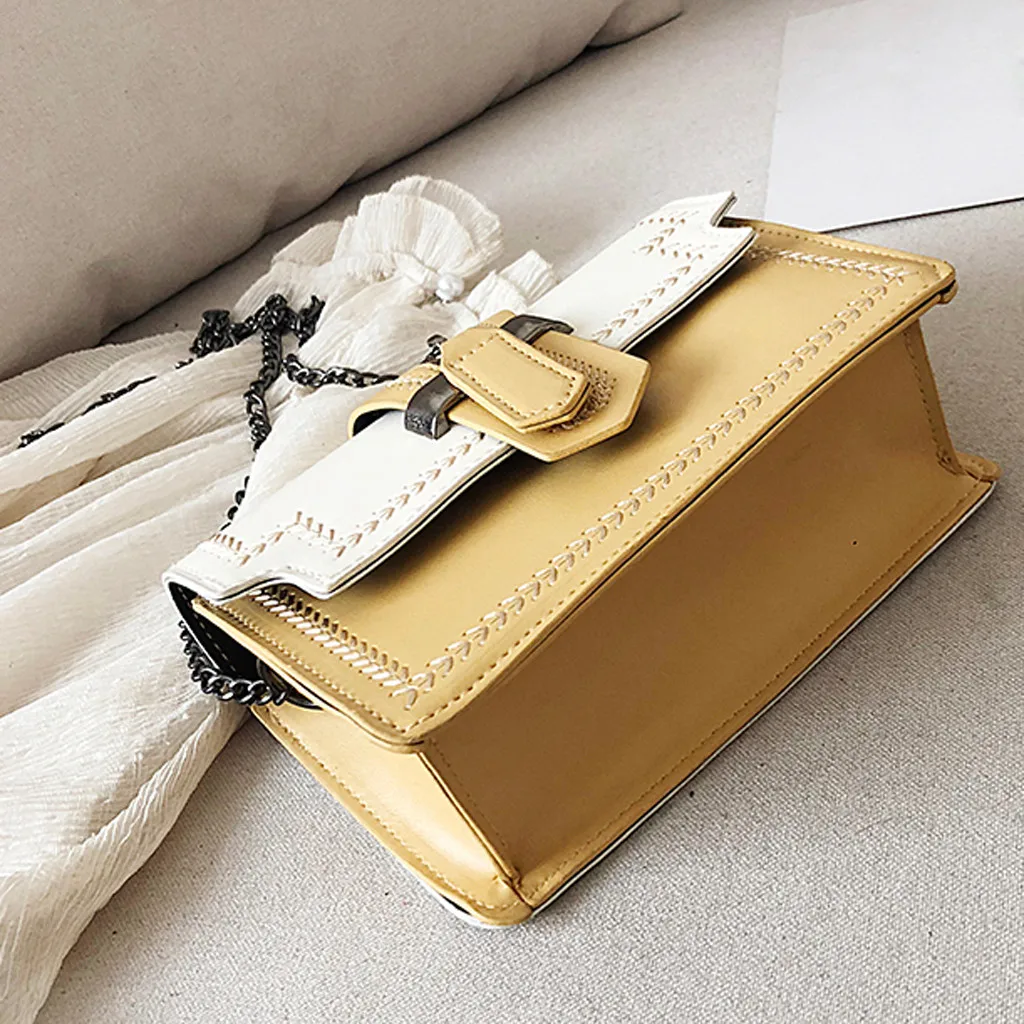 

Fashion Luxury Handbags Women Bags Designer PU Leather Small Chains Girls Purse Vintage Shoulder Crossbody Bags For Women 2020