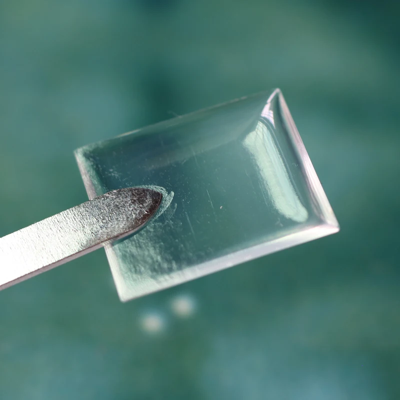 1000 шт. прямоугольные прозрачные эпоксидные купольные наклейки 26 х35 мм