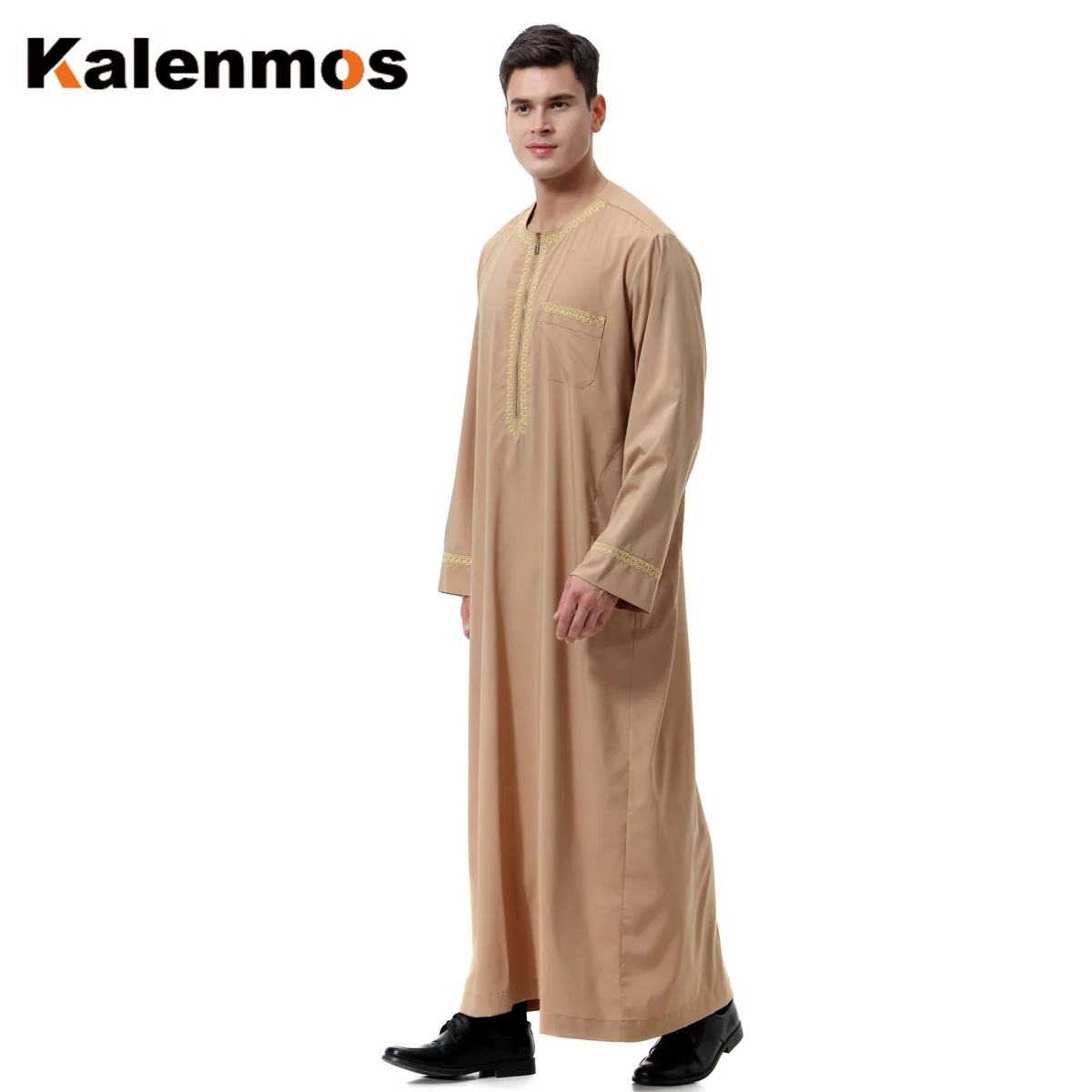 Мусульманская одежда мусульманское платье на молнии джубба тобе кафтан кимоно