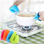 2020 силиконовый чехол с защитой от ожогов печь перчатки рукавицы прихватка Кухня барбекю перчатки лоток горшок блюдо держатель для миски печь Handschoen ручной зажим