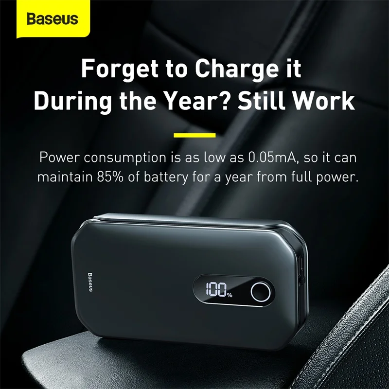 Портативное автомобильное пусковое устройство Baseus внешний аккумулятор для