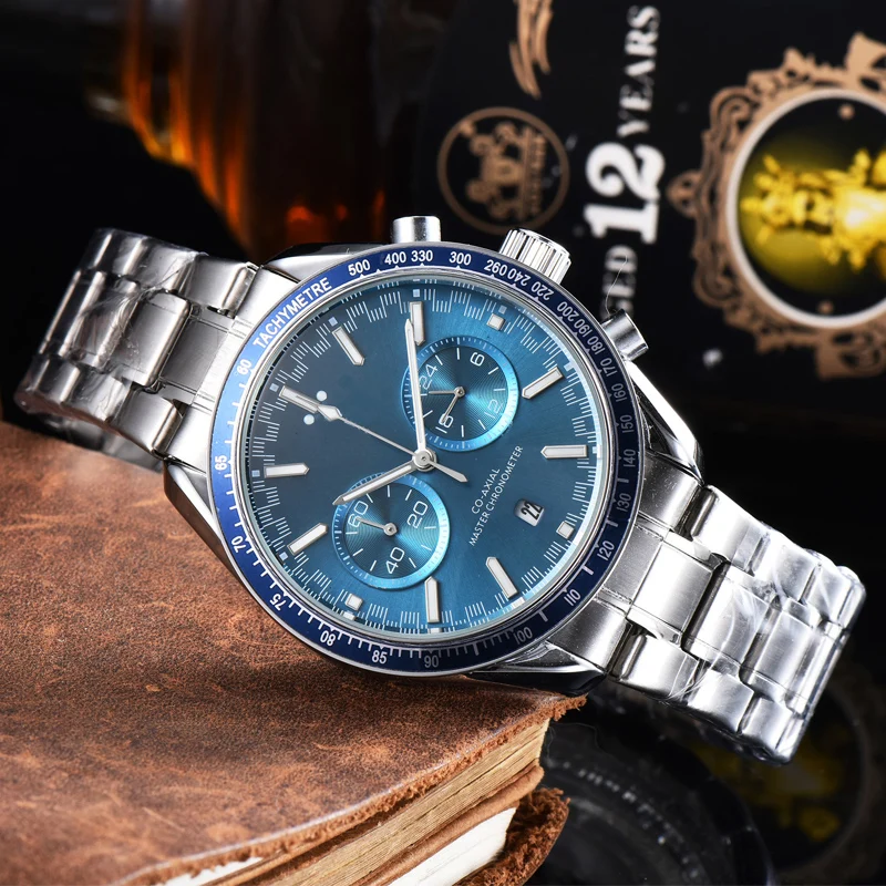 

Top Luxury Military Quartz Men Watch Stainless Steel Classic Calendar Man Aaa Watch Fashion Miesten kello Reloj de hombre