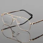 Оправа для очков Vazrobe, мужские очки, Рецептурные очки для мужчин, фотохромные прогрессивные очки для близорукости, оптические Золотые очки