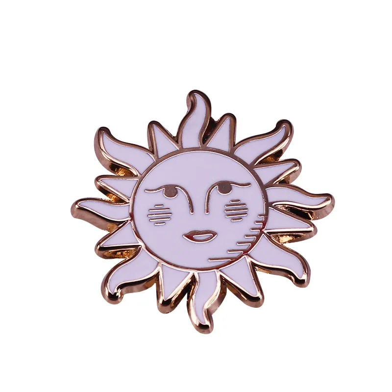 Брошь Kawaii Sun Luna вдохновленная мексиканской карточной игрой в бинго с множеством