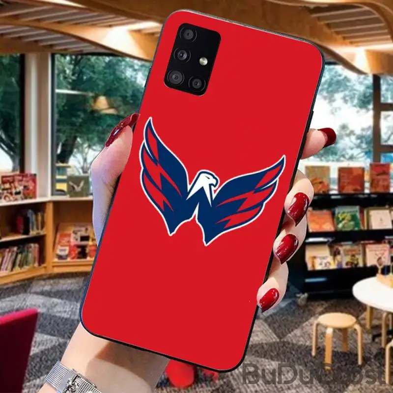 

Riccu Washington hockey team badge DIY Phone Case For Samsung A10 A20 A30 A40 A50 A70 A71 A51 A6 A8 2018