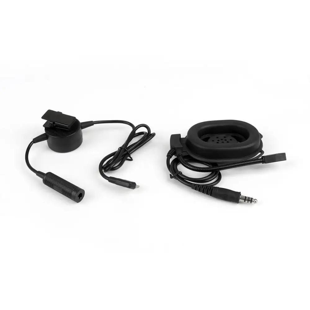 Artudatech 1 шт. 2Pin HD01 Z-Tactical Bowman Elite гарнитура Водонепроницаемая PTT для Kenwood Radio |