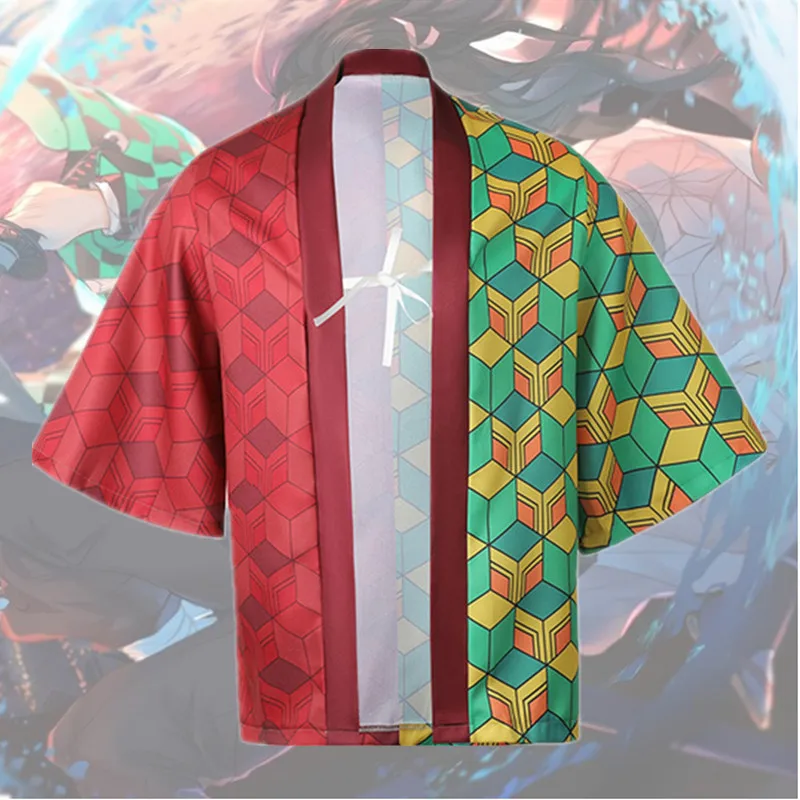 Кимоно для женщин и мужчин с 3D-принтом японское аниме крутая уличная одежда