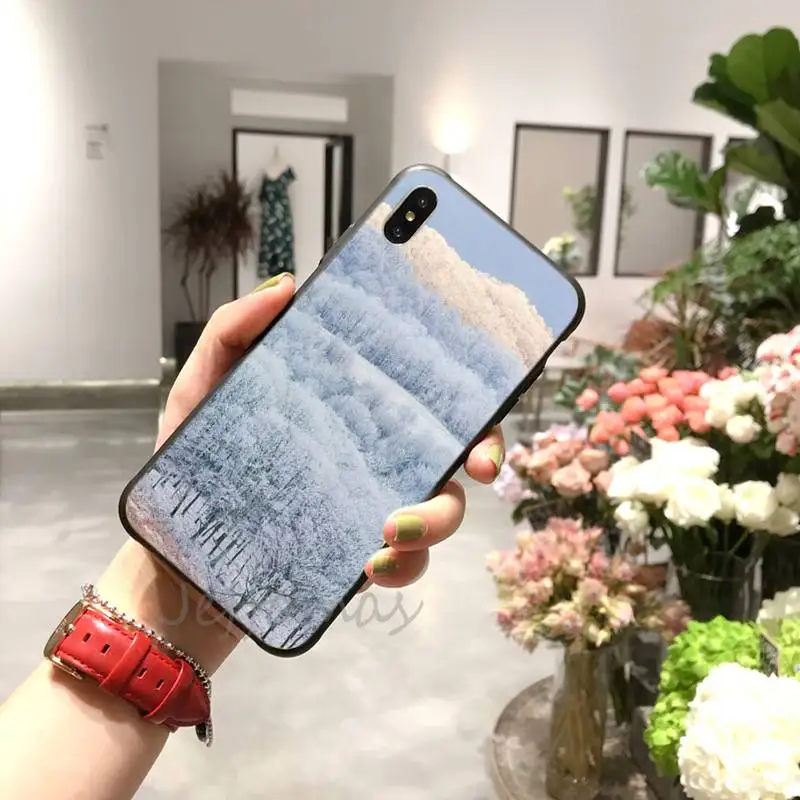 

Landscape Winter Snow Phone Case for iPhone 11 12 mini pro XS MAX 8 7 6 6S Plus X 5S SE 2020 XR