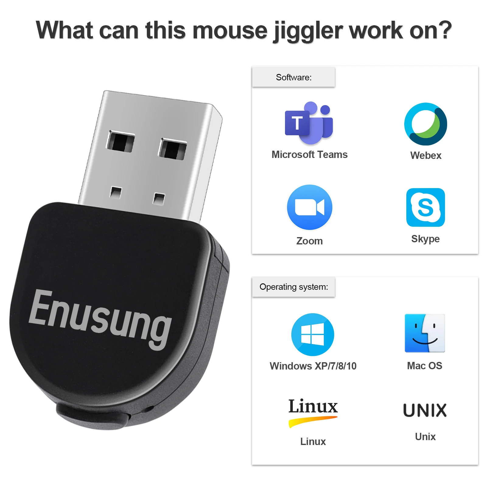 Мини-мышь jigler USB-мышь Mover Plug-and-Play и Бесплатный драйвер имитирует движение мыши