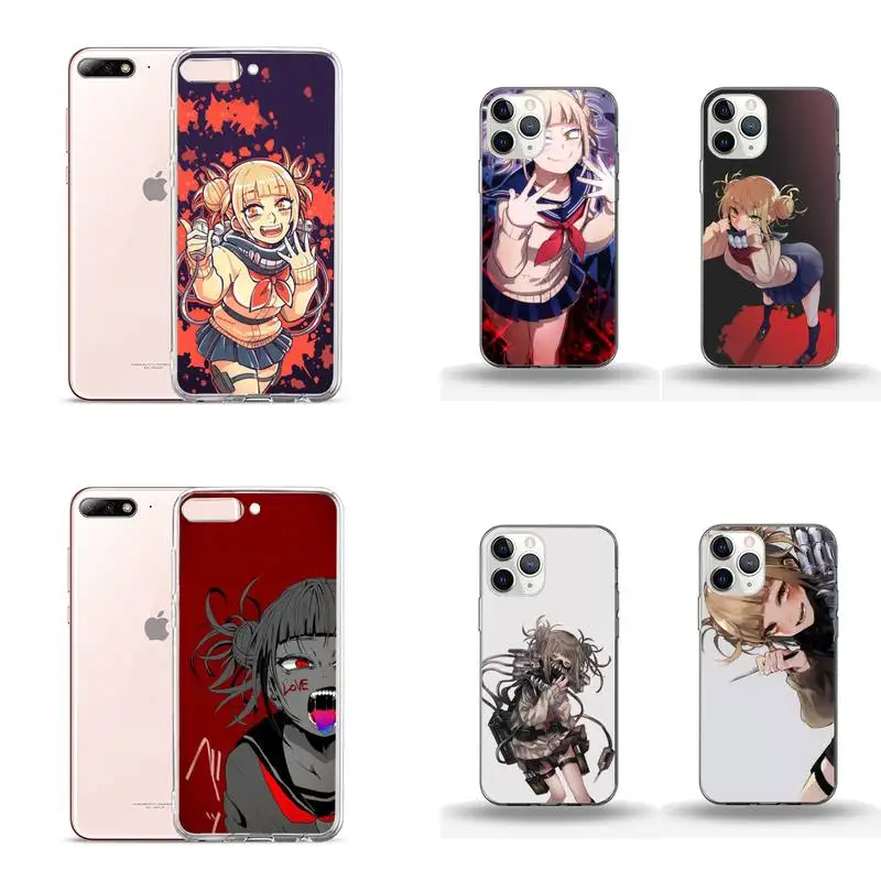 

Himiko Toga Boku No Hero Academia Phone Case Transparent for iPhone Samsung A S 11 12 6 7 8 9 10 20 Pro X XS Max XR Plus lite