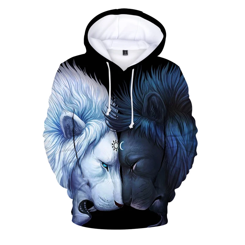 

Lion Hoodie Anime Man Hoodies Harajuku Sweatshirt Long Sleeve Thin Homme Hoodies Men 2020 Clothing Hip Hop Tracksuit Streetwear