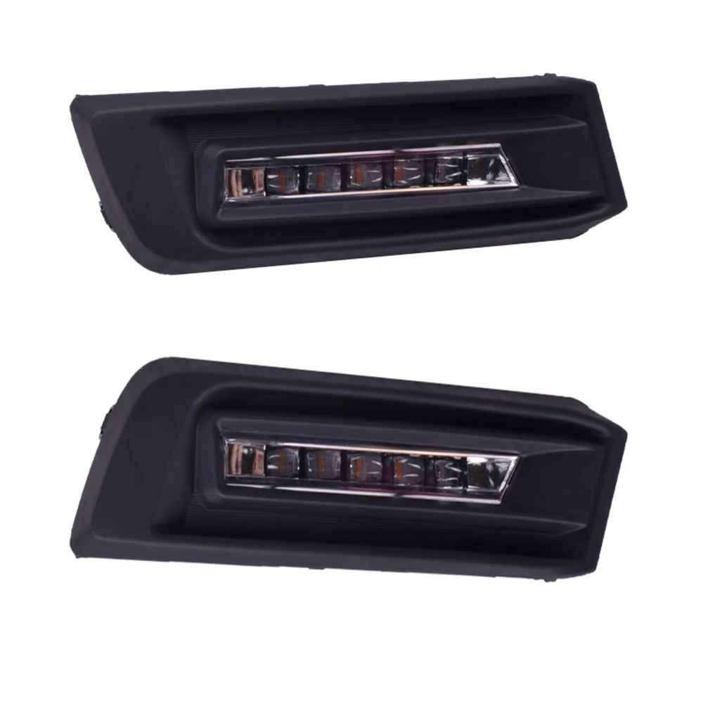 ECAHAYAKU Car LED DRL Daytime Running Light for Honda Odyssey 2015 2016 2017 with Yellow Turn Signal Blue Night Lamp 12V | Автомобили и