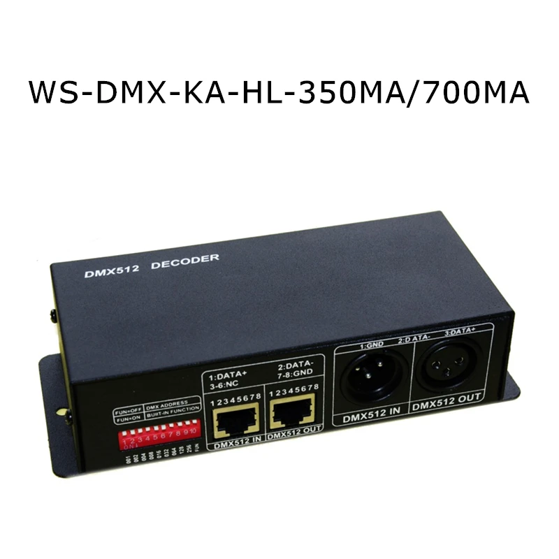 3CH 350MA 700MA BAN 3 канальный декодер DMX512 контроллер DMX постоянный ток для светодиодного