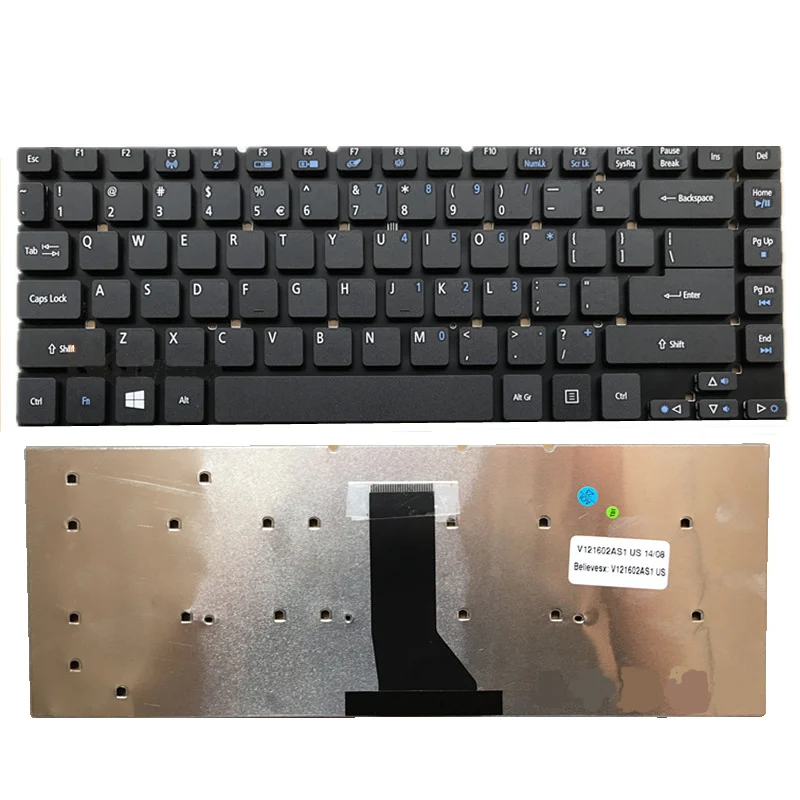 Бесплатная доставка! Новая клавиатура для ноутбука Acer TravelMate P245 P256 P246M MS2380