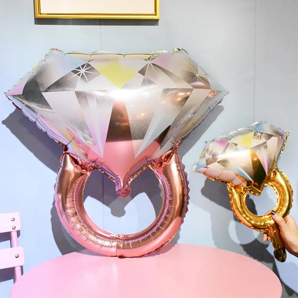 Корона АЛМАЗНОЕ КОЛЬЦО фольги Воздушные шары надувные воздушные для свадьбы и