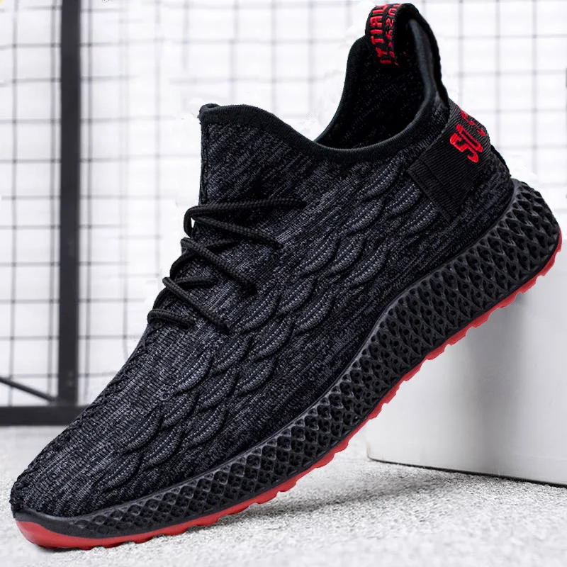 

Running shoes men's summer mesh sports shoes soft and comfortable outdoor flying shoes 2022 new summer fashion sports