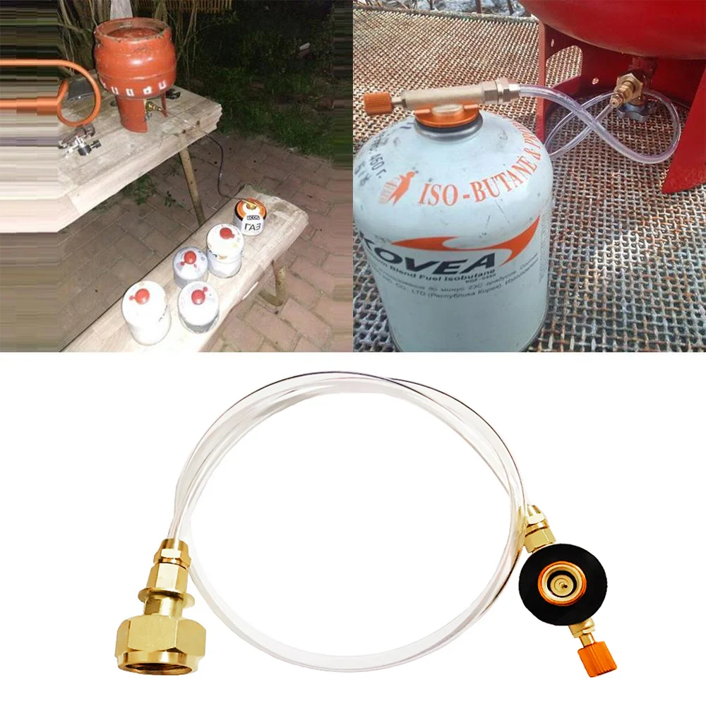 Outdoor Camping Gas Stove Propane Refill Adapter Tank Coupler Adaptor Charging Accessories | Спорт и развлечения