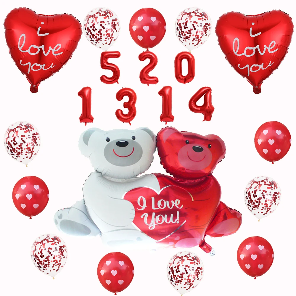 1 комплект украшение для свадьбы юбилея Я люблю тебя | Дом и сад