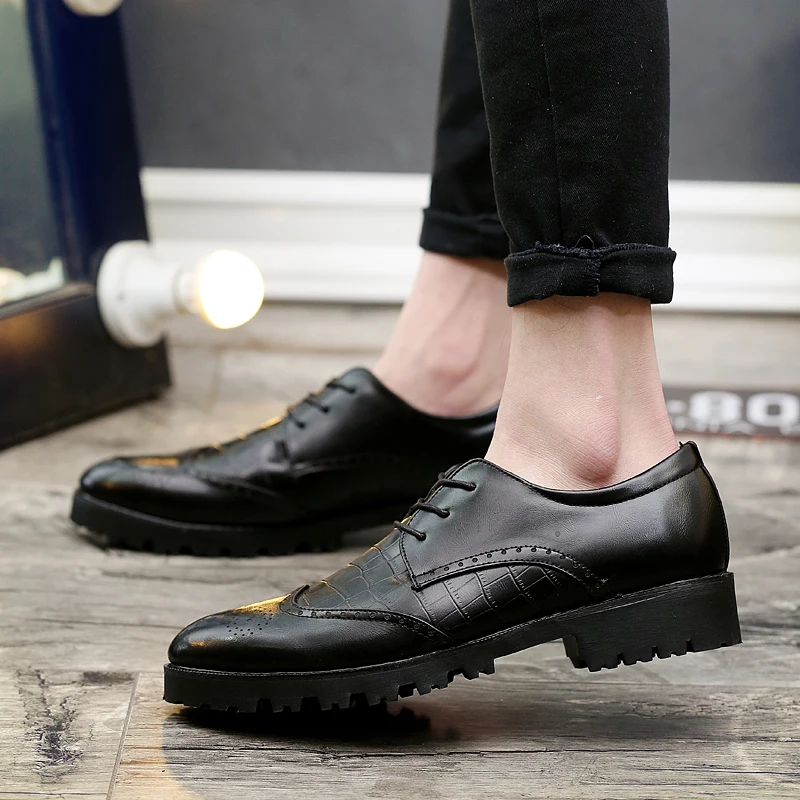 

Shoes For Men Casual Black Leather Shoes Men Fashion Casual 2020 Man Sports Men's Sneakers Skin Sapatos Sport Moccasins For