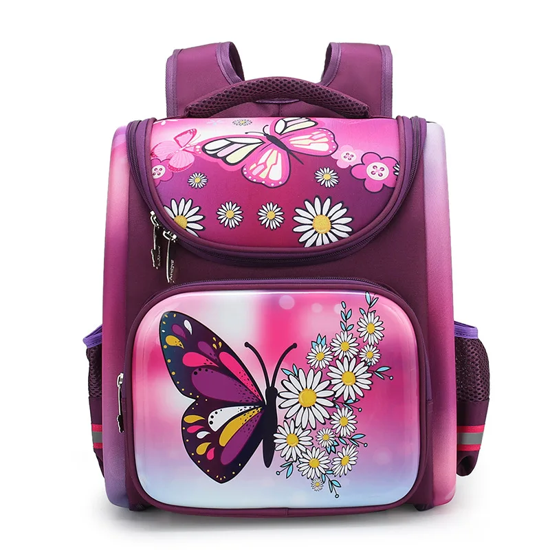Водонепроницаемые ортопедические школьные портфели для детей, детские школьные рюкзаки с 3D рисунком совы для девочек и мальчиков