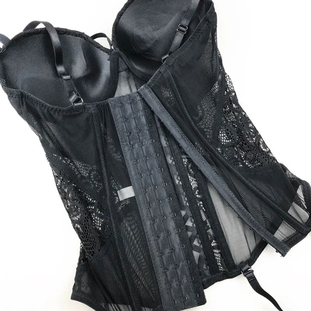 2020 сексуальный корсет бюстье Siamese открытые трусики высокоэластичное нижнее