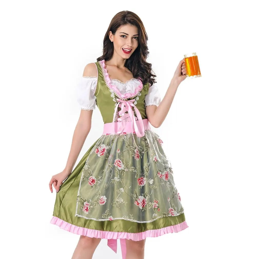 

Comfortable Beautiful Halloween Costume Adult Oktoberfest Costume Cosplay Maid Maid Uniform Cosplay Costume