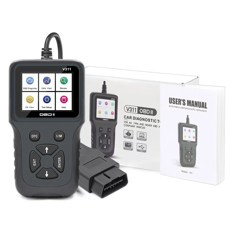 

0BD II Scanner Car Fault Code Reader Car OBD Diagnostic Instrument OBD2/EOBD One-Click DTC Car Repair Tool