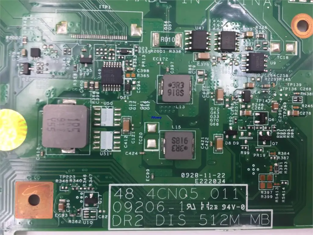 

For DELL 1545 1750 Laptop motherboard CN-0For HPKP9 0For HPKP9 09206-1 48.4CN05-011 100% working