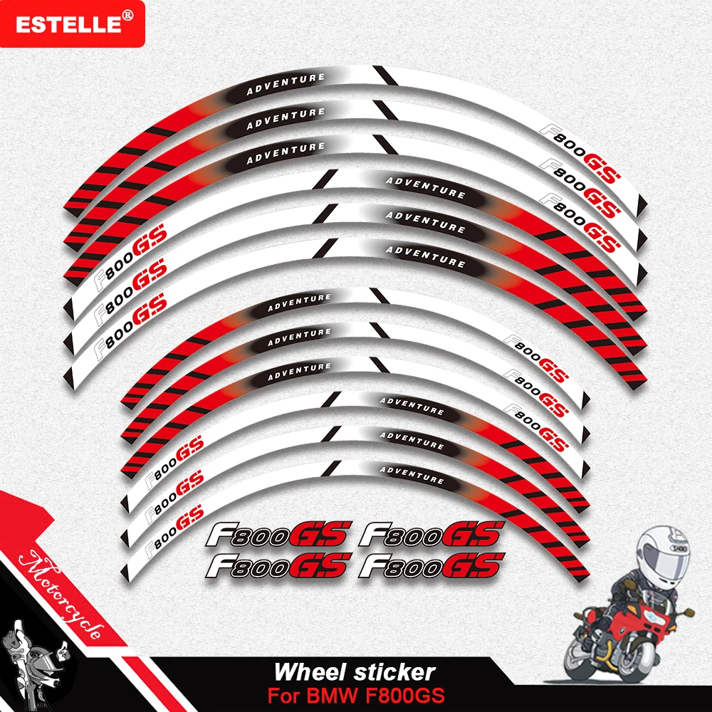 Велосипедные наклейки на колеса светоотражающая лента обод для BMW F800GS F 800GS F800 GS -