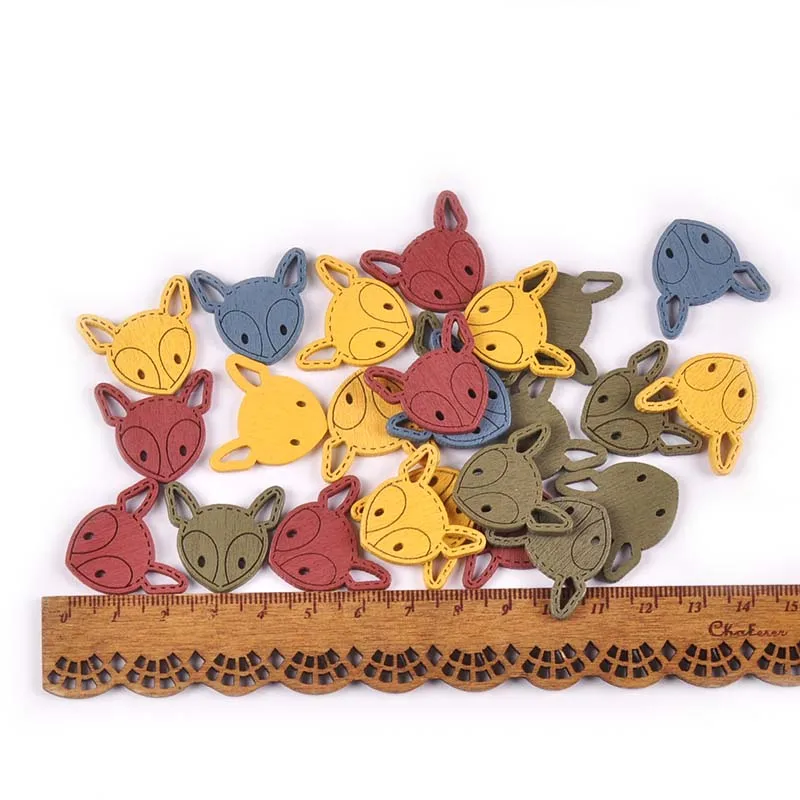 50 шт. лиса/Динозавр/Ежик необработанные деревянные ломтики Сделай Сам