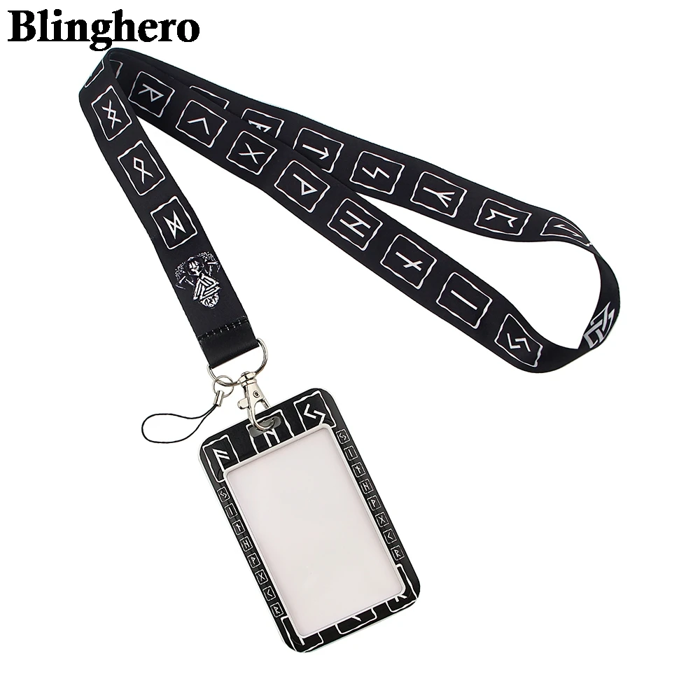 CA001 Руна викингов nneckle Lanyard бейдж ID Lanyards/веревка для мобильного телефона/ремешок