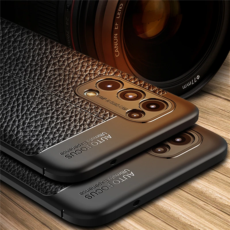 Funda de cuero de lujo para Oppo, carcasa de silicona suave a prueba de golpes, TPU, parachoques trasero, Reno 5 K, para Oppo Reno 5 K-0