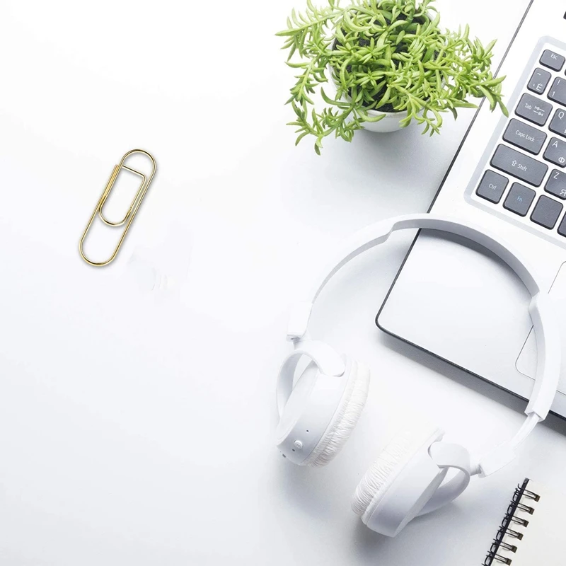 

30Pcs Paper Clips Pen Holder Clips Metal Pen Clip for Pencil Pen Photo Paper Clip Holder School Office Supplies